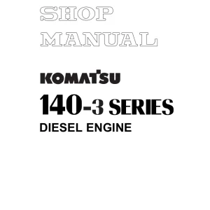 Komatsu 140 3 Service Manual
