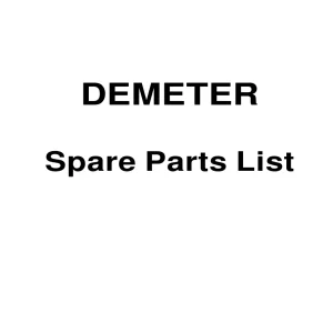 Kongskilde Demeter Rubin Parts Manual
