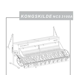 Kongskilde Ncs 3100A Parts Manual