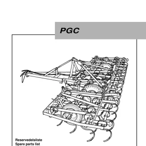 Kongskilde Pgc Parts Manual
