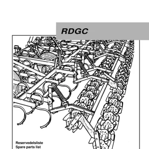 Kongskilde Rdgc Parts Manual