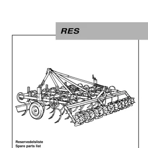 Kongskilde Res Parts Manual