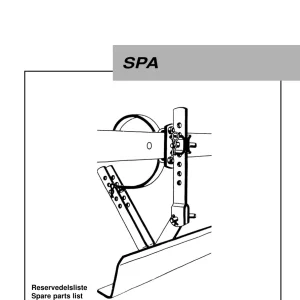 Kongskilde Spa Parts Manual