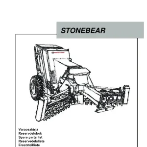 Kongskilde Stonebear 5 2000 2000 Parts Manual