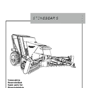 Kongskilde Stonebear S Parts Manual