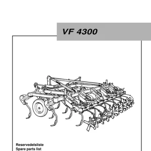 Kongskilde Vf4300 Parts Manual