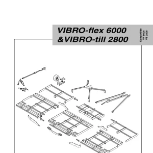 Kongskilde Vibro Flex 600 2800 Parts Manual