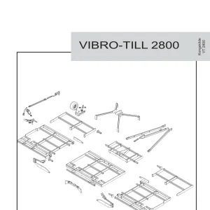 Kongskilde Vibro 2800 Parts Manual