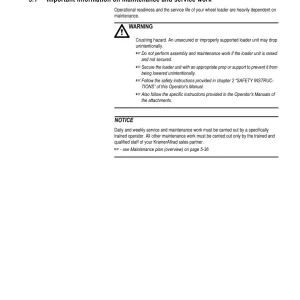 Kramer Wl280 Wheel Operators Manual