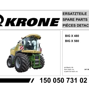 Krone Bigx 480 580 Parts Manual