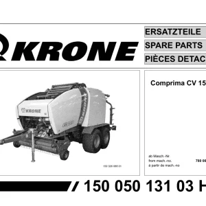 Krone Comprima Cv150 Parts Manual