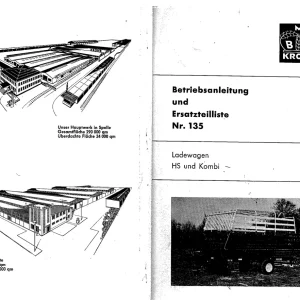 Krone Hs & Kombi Wagon Parts Manual