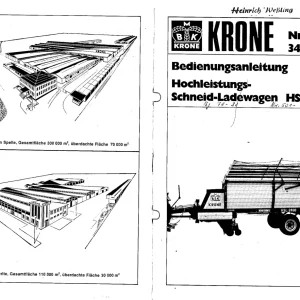 Krone Hsl 2400 Wagon Parts Manual