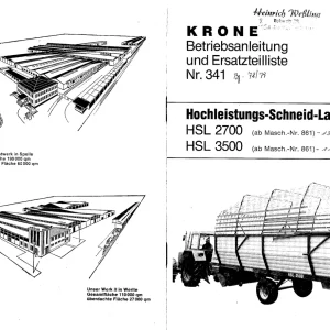 Krone Hsl 2700 3500 Wagon Parts Manual
