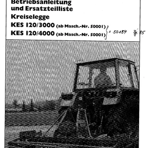Krone Kes120 3000 4000 Parts Manual