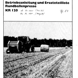 Krone Kr 120 Parts Manual