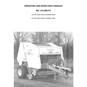 Krone Kr 160 Parts Manual