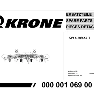 Krone Kw5.50 4X7 Parts Manual