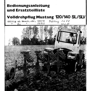 Krone Mustang 120 140 Sl Slv Parts Manual