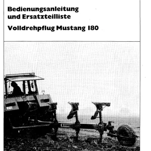 Krone Mustang 180 Parts Manual