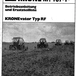 Krone Rf Parts Manual