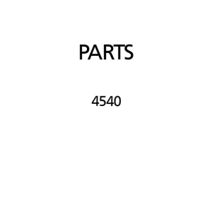 Kubota B4540 Parts Manual