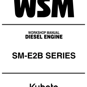 Kubota D622 Sm E2B 2006 Service Manual