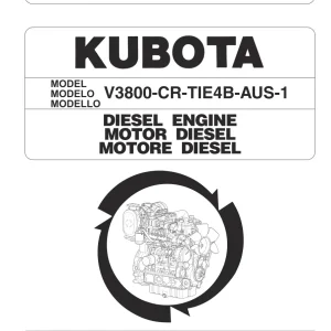 AUSA Kubota V3800Cr Tie4B 1 2014 Parts Manual