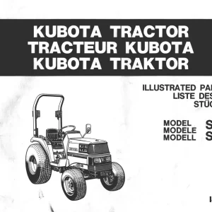 Kubota St25 St30 Parts Manual