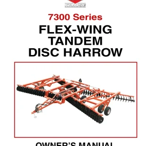 Kuhn 7300 Disc Operators Manual