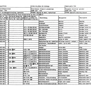 Kuhn Aero 1110 1112 1115 1116 1118 1120 1121 Parts Manual