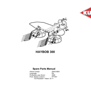 Kuhn Haybob 300 Parts Manual