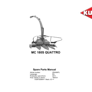 Kuhn Mc180S Parts Manual
