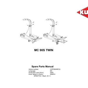 Kuhn Mc90S Parts Manual