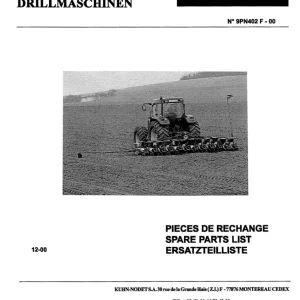 Kuhn Pneumasem Parts Manual