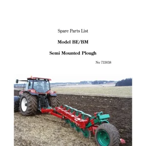 Kverneland Be Bm Parts Manual