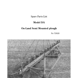 Kverneland Da Parts Manual