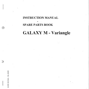 Kverneland Galaxy M Parts Manual