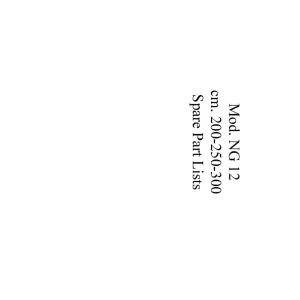 Kverneland Ng12 200 250 300 Parts Manual