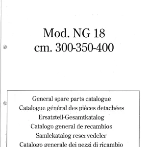 Kverneland Ng18 300 350 400 Parts Manual
