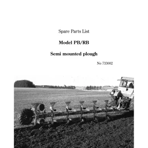 Kverneland Pb Rb Parts Manual