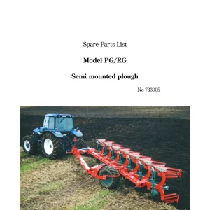 Kverneland Pg Rg Parts Manual