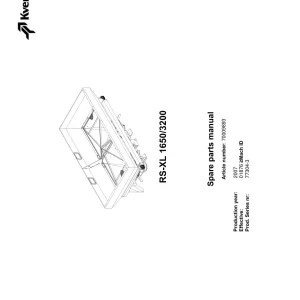 Kverneland Rs Xl 1650 3200 Parts Manual