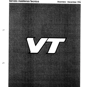 Lamborghini Diablo Vt Diablo 2Wd 1993 1994 1994 Service Manual