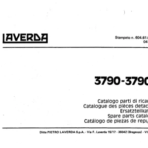 Laverda 3790 (Ocr) Operators Manual