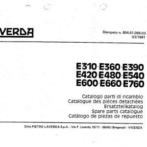 Laverda Header E Operators Manual