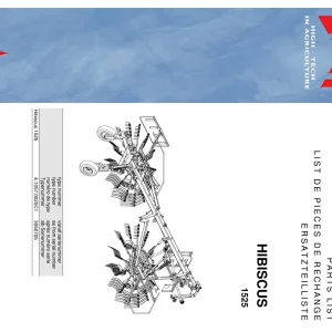 Lely Hibiscus 1525 Parts Manual