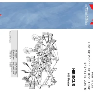 Lely Hibiscus 805 Parts Manual
