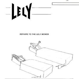 Lely Mower Service Manual