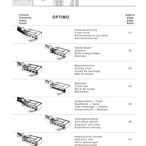 Lely Optimo 165 205 Em Parts Manual